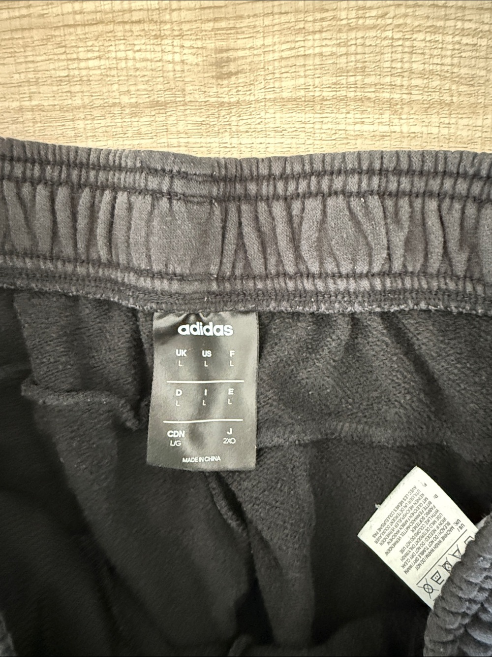 adidas Black Jogger Pants with Side Stripe Detailing - Picture 2 of 4